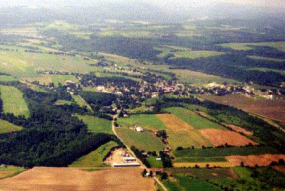 aerial view of Arkport New York
