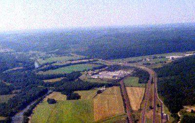 aerial view of Erwin, New York